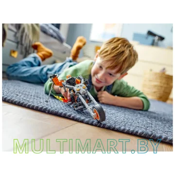 Конструктор LEGO Marvel 76245 Робот и мотоцикл Призрачного Гонщика картинка 6